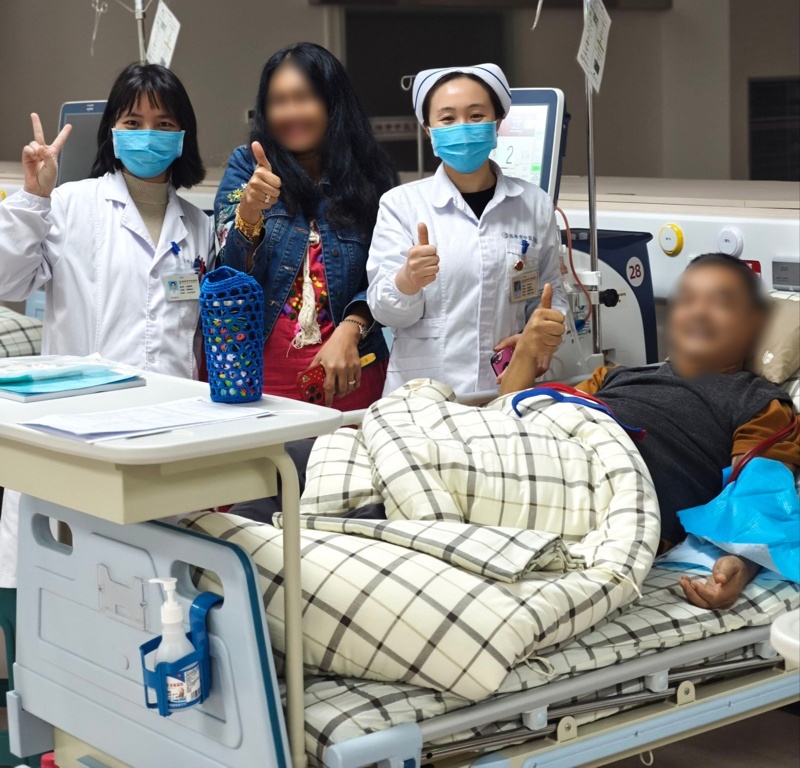跨国守护|跨越语言隔阂!桂林市中医医院城北院区血液净化治疗区获国际肾友点赞